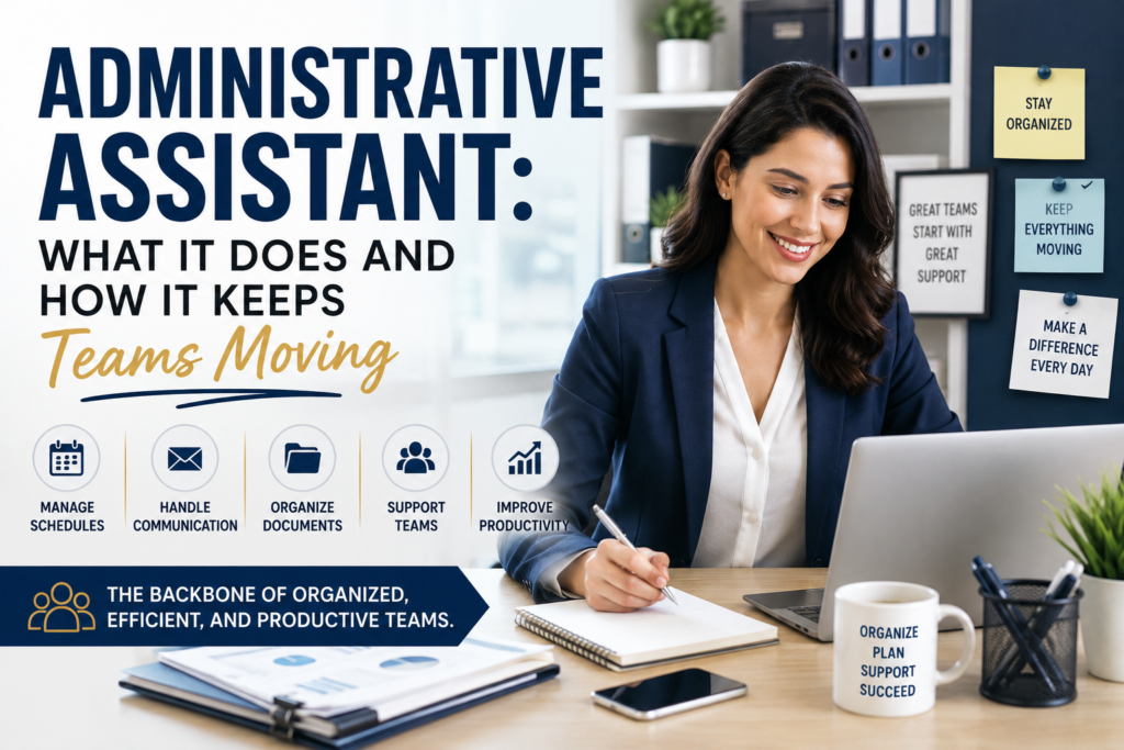 Administrative Assistant What It Does And How It Keeps Teams Moving
