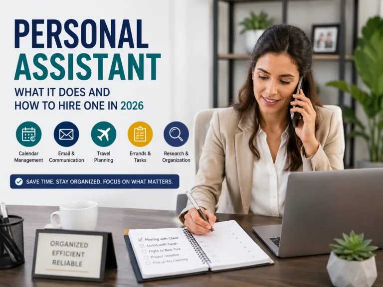 Personal assistant what it does and how to hire one in 2026 - virtual assistant